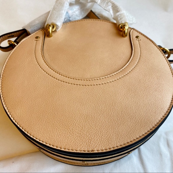 Chloe Small Pixie Round Bag in Biscuit Pink - Picture 10 of 16